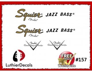 Squier Jazz Bass Guitar Decal #157